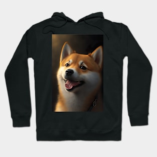 Happy Shiba Inu Dog Hoodie